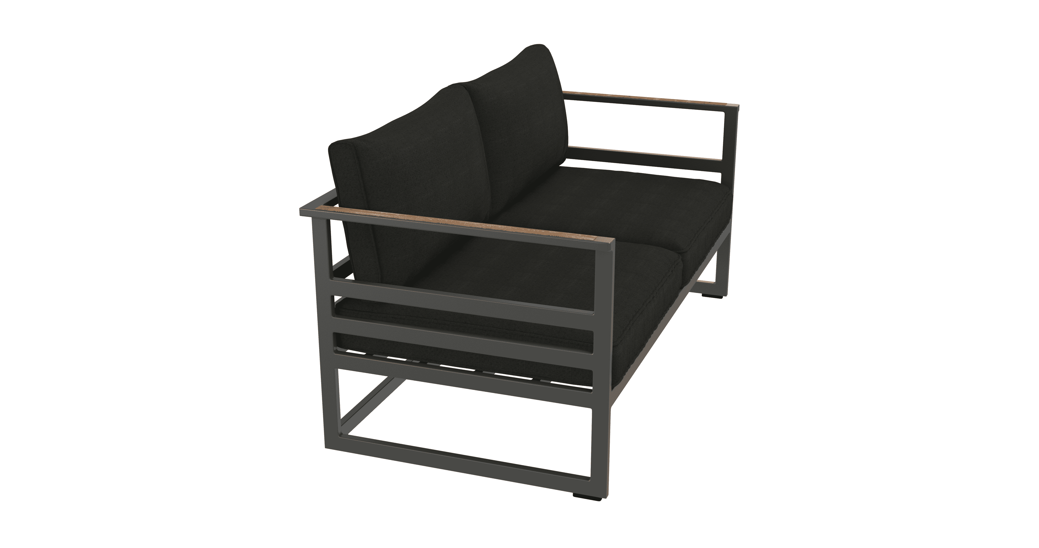 Sieger Sydney Gartensofa Aluminium/Sunproof